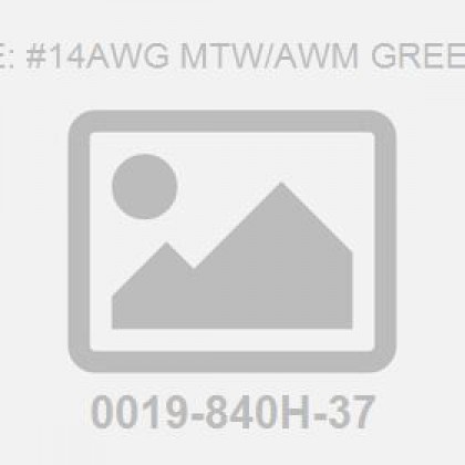 Wire: #14Awg Mtw/Awm Green Pv